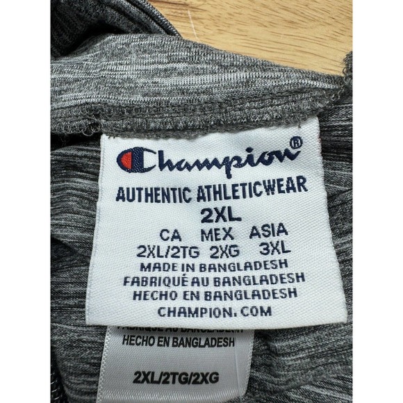Oregon State University Beavers Champion 1/4 Zip XXL Heather Gray Pullover NWT - Picture 5 of 9